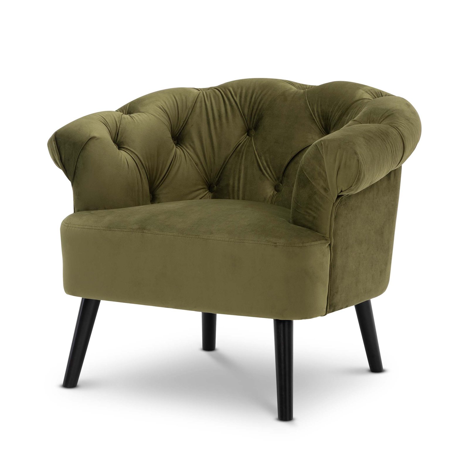 Velvet Sage Green Sara Accent Chair - Image 3