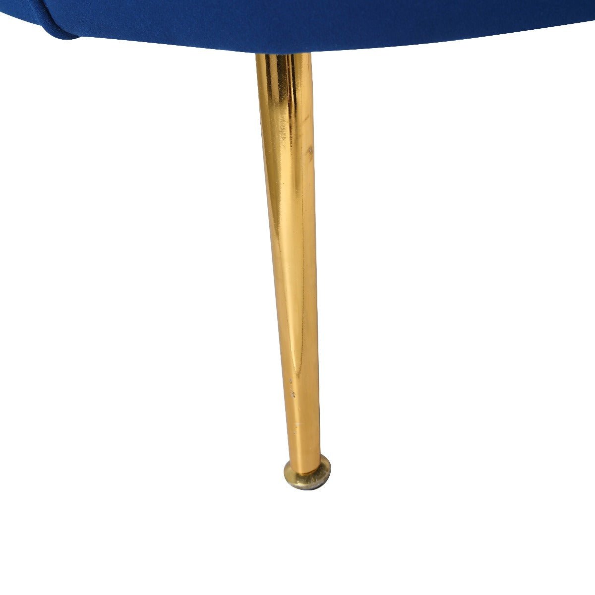 Velvet Blue 1 Seater Accent Sofa DAISY - Image 8